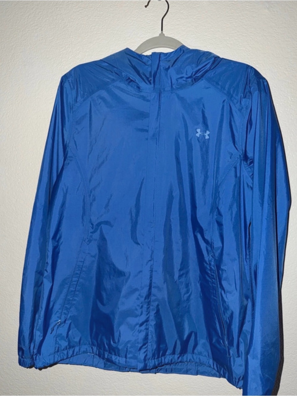 Under Armour Men's Royal Blue Hooded Windbreaker Jacket